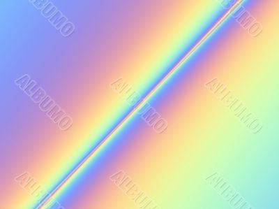 diagonal rainbow coloured stripe