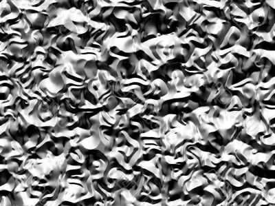 folded metal abstract