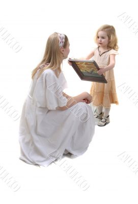 happy mother