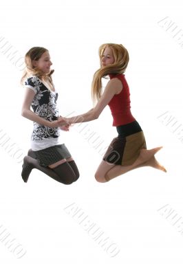 jumping pretty young girls jumping pretty young girls