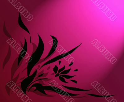 Abstraction floral background