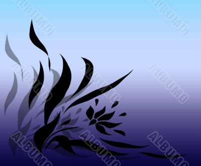 Abstraction floral background