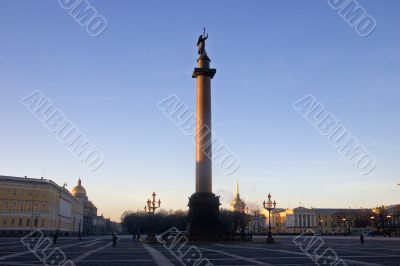 Dawn above Saint-Petersburg