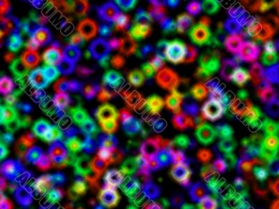 small dots of colour