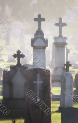 Misty Cemetery