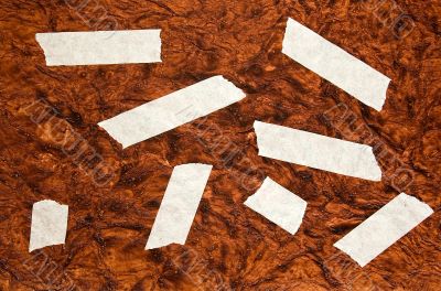 masking tape on wooden texture