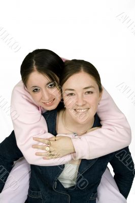 beautiful joyful young girls