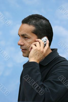 casual phone call - sky