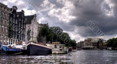 Amsterdam channel and river