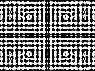 black and white weave