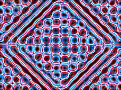 jolly red and blue diamond pattern