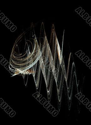 sine wave abstract fractal