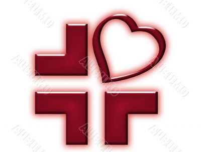 Precious red cross 2 Precious red cross 2