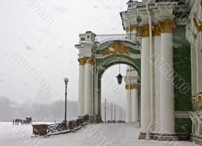 The winter in style retro