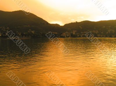 Golden lake