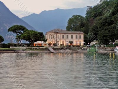 Restaurant on a lakeside Restaurant on a lakeside