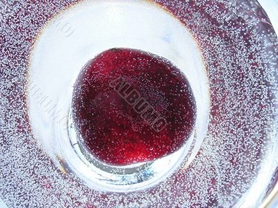 Cherry with bubbles Cherry with bubbles