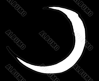 Crescent moon