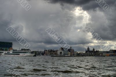 Amsterdam channel and river