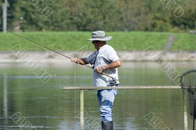 fly fisherman