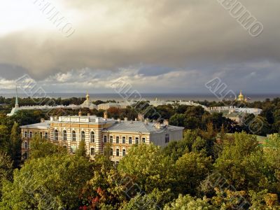 view on grand palace and upper garde