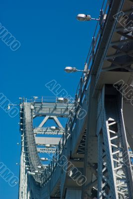 Storey Bridge Girders and Lights: Brisbane Australia