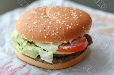 Fastfood hamburger