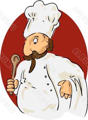 Cartoon chef