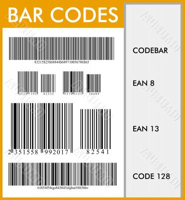 Bar codes graphic