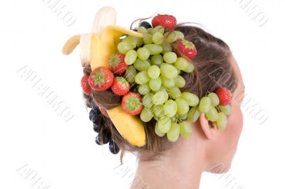 Fruity hairstyle
