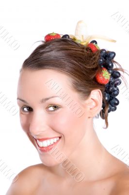 Delicious fruity girl