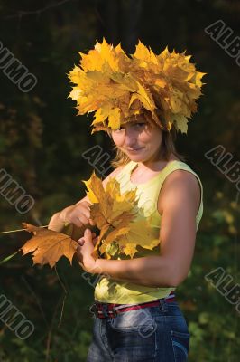 autumn maple wreath
