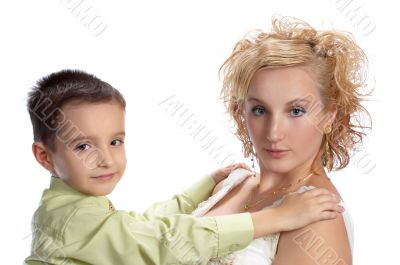 mother and her son mother and her son