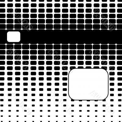 Rounded Halftone Abstract Background