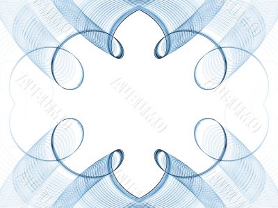 Curly Wire Border, Light