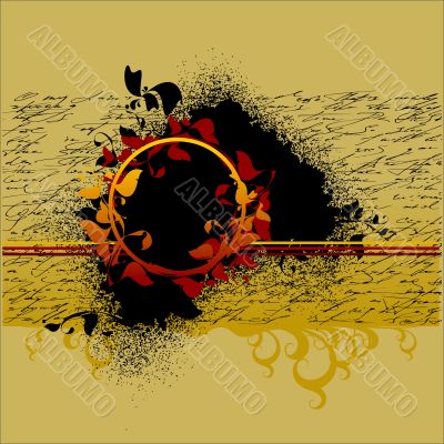 leaf ornamental text