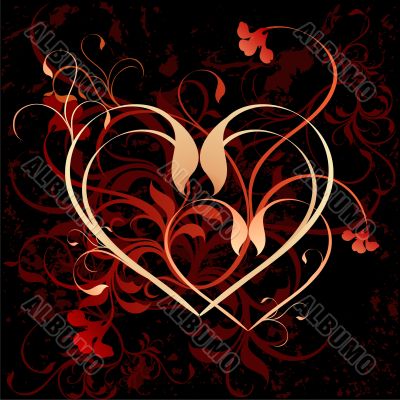 floral heart