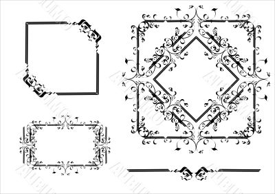 calligraphic design elements