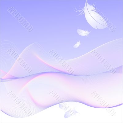 abstract feather