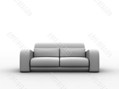 sofa in neutral tones