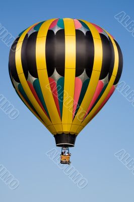 hot air balloon blue sky