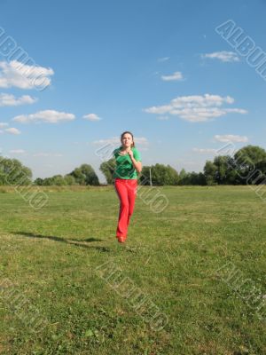 Running girl