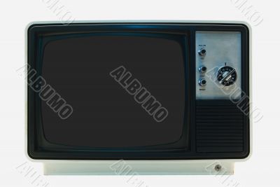 Retro TV - Isolated with Clipping Paths