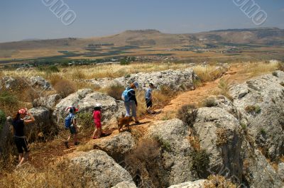 Galilee landscape - hike with children