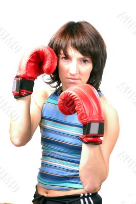 boxing girl