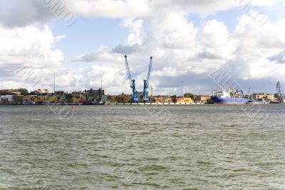 Lithuania, Klaipeda, port
