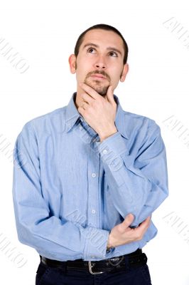 business man in a pensive mood