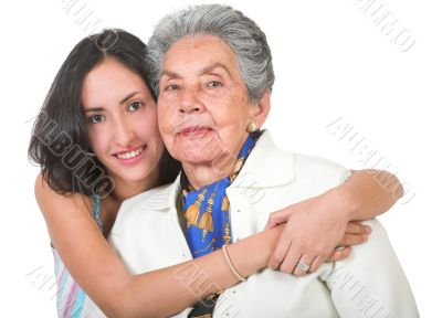 grandmother and her grandchild