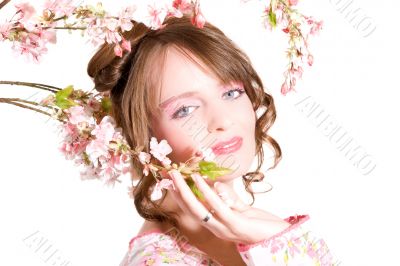 Beautiful romantic girl Beautiful romantic girl