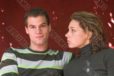 Romantic young couple